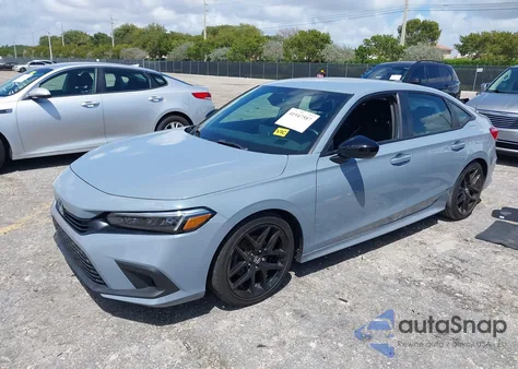 2023 Honda Civic Sport из США, поврежденный, VIN 2HGFE2F59PH530386